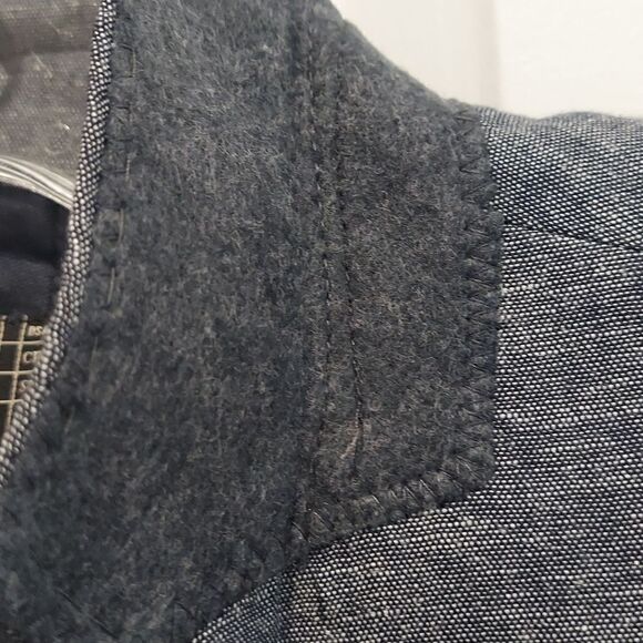 Howe Men’s Blue Cotton Linen Blend Sport Coat Sz 36 - Picture 4 of 14